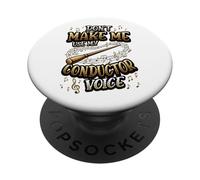 Director de música No me Hagas Usar mi Voz de Director PopSockets PopGrip Adhesivo