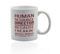 Director De Recursos Humanos Tazas De Cerámica Único Taza Duradero Tazas De Desayuno Para Leche Bebidas Frías Y Calientes Oficina 330Ml