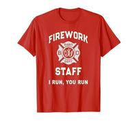 Director de Seguridad del Personal de Fuegos Artificiales patrióticos 4 de Julio Pyro Pro Camiseta