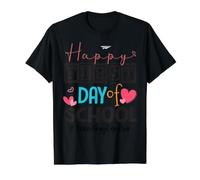 Director de Tecnología Feliz Primer Día de Regreso a la Camiseta gráfica económica, Hombre, Negro, L