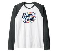 Director del Campamento DE Verano Espacio Escuela Camping Besties Crew Smore Camiseta Manga Raglan