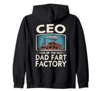 Director Ejecutivo de la fábrica de Pedos de papá Humor para Hombres Sudadera con Capucha