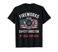 Director Oficial DE Seguridad DE Bomberos Artificiales Escuadrón Boom Camiseta