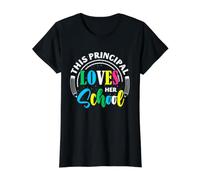 Directora de la Escuela para Mujeres ama su liderazgo Escolar Camiseta gráfica económica