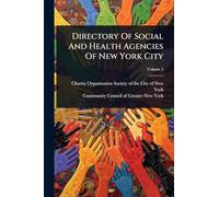 Directory Of Social And Health Agencies Of New York City