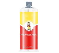 Dirfuny Reparación Metal, 95g Metal Repair Glue & B, Resistencia al Calor Industrial Soldadura en frío para Metal, Magic Metal Mending Agent for Metal, Plastic PVC
