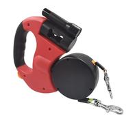 Dirige de perro retráctil - Red de perro extensible en servicio pesado | Doble correa para dos perros, antitracción para mascotas para pequeñas y medianas razas, formación, externo