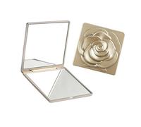 Dirigencia Plegable De Doble Para Aplicación Maquillaje Precisa Con Un Espejo Maquillaje Marco Amigable Viaje Reflejo Claro