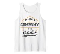 Dirigir una Empresa es mi CEO de Cardio Funny Camiseta sin Mangas