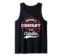 Dirigir una Empresa es mi CEO Divertido de Cardio Camiseta sin Mangas