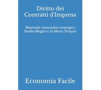 Diritto dei Contratti d'Impresa: Materiale riassuntivo strategico Studia Meglio e in Meno Tempo! (Economia)