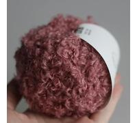 DIRKES Hilo de Lana Rizado de 45g, Gancho Rizado Tejido a Mano, Hilo de Lana de Ganchillo, suéter, Hilo de Tejer, Material para Manualidades de Cabello para DIY para muñecas