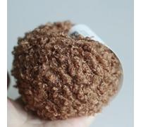 DIRKES Hilo de Lana Rizado de 45g, Gancho Rizado Tejido a Mano, Hilo de Lana de Ganchillo, suéter, Hilo de Tejer, Material para Manualidades de Cabello para DIY para muñecas