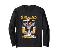 Dirndl Personalizado I Ned I Soy Sólo Para Celebrar Desde Manga Larga