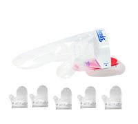 DIRODAL S.R.L. Clean Hands - Kit multiusos individual - Higiene manos alimentos guante magnético mostrador (transparente)