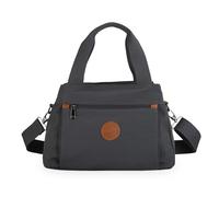 DIRRONA Bolso Bandolera Mujer Grande De Nailon - Bolso De Mano Ligero con Múltiples Compartimentos, Correa Desmontable Y Material Lavable - Ideal para Trabajo Viajes Compras Y Uso Diario