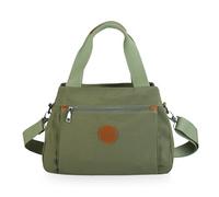 DIRRONA Bolso Bandolera Mujer Grande De Nailon - Bolso De Mano Ligero con Múltiples Compartimentos, Correa Desmontable Y Material Lavable - Ideal para Trabajo Viajes Compras Y Uso Diario