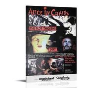 Dirt Alice in Chains - Pósteres artísticos antisalpicaduras para sala de estar y dormitorio, pinturas colgantes adecuadas para múltiples escenarios, sin necesidad de perforar, fácil de instalar