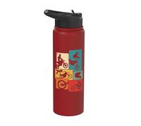 Dirt Bike Enduro Supermoto Motocross Stainless Steel Insulated Water Bottle