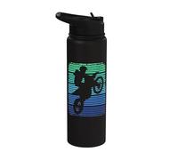 Dirt Bike Enduro Supermoto Motocross Stainless Steel Insulated Water Bottle