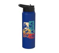 Dirt Bike Enduro Supermoto Motocross Stainless Steel Insulated Water Bottle