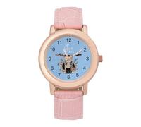 Dirt Bike Floral Life Behind Bars - Reloj personalizado para mujer, correa suave, regalos para cumpleaños, día de San Valentín