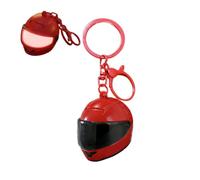 Dirt Bike Helmet Keychain, 3D Light-Up Mini Helmet Keyring