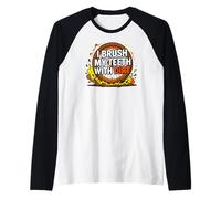 Dirt Bike Motocross I Brush My Teeth with Dirt Camiseta Manga Raglan