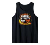 Dirt Bike Motocross I Brush My Teeth with Dirt Camiseta sin Mangas