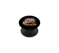 Dirt Bike Motocross I Brush My Teeth with Dirt PopSockets PopGrip Adhesivo