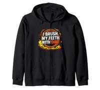 Dirt Bike Motocross I Brush My Teeth with Dirt Sudadera con Capucha