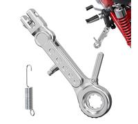 Dirt Bike Stand - Adjustable Height Alloy Foot Side Support for Electric Motorbike, Stable for Men, Women, Boys, Girls, Youth, Teens, and Athletes, Heavy-Duty Maintenance Lift Tool