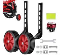 Dirt Bikes Training Wheels - Strong 12-20 Inch Adjustable Stabilizers, Reliable Support for Children’s Bicycles | Heavy Duty Balance Wheels for Single Speed Bikes, Easy to Mount, Safe Riding Accessory