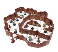 Dirt Cheap Dungeons Sistema modular de caverna: juego de terreno de mesa y RPG para dragones, Pathfinder, Castles Crusades, 13th Age, Runequest, Asunder, Zombicide y más. - Duende (MRS-01)