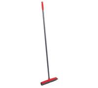 Dirt Devil Escoba de Goma - Escoba Pelo Animal - Goma - Limpiaparabrisas con Mango - 120 cm - Gris/Rojo