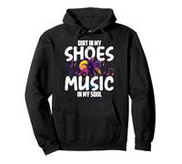 Dirt in my Shoes Music in my Soul Sudadera con Capucha