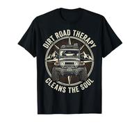 Dirt Road Therapy Limpia el Todoterreno Soul Vintage 4x4 Camiseta