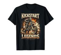 Dirtbike Dirt Bike Motocross Kickstart Legends Camiseta