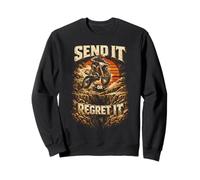 Dirtbike Dirt Bike Motocross Send It Or Regret It Sudadera