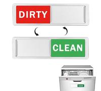 Dirty Clean Dishwasher Magnet,Clean Dirty Dishwasher Sign,Geschirrspüler,Küchenzubehör,Silber Gerrahmt Rectangle Rot-Grün,Spülmaschine Sauber Suckig Schil,Für Die Spülmaschine - Kitchen Gadgets