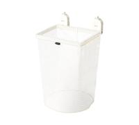 Dirty Clothes Hamper - Wall Mounted Bin | Suction Cup Mesh Laundry Basket For Home And Bathroom, Ideal for Organizing Shirts, Pants, Coats, Scarves, Towels, And Maximizing Space