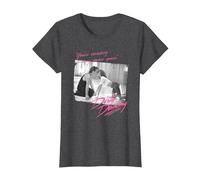 Dirty Dancing Estás invadiendo mi Espacio de Baile Camiseta, Mujer, Jaspeado Oscuro, M