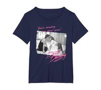 Dirty Dancing Estás invadiendo mi Espacio de Baile Camiseta, Mujer Tallas Grandes, Azul Marino, 1XL Grande