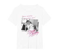 Dirty Dancing Estás invadiendo mi Espacio de Baile Camiseta, Mujer Tallas Grandes, Blanco, 2XL Grande