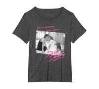Dirty Dancing Estás invadiendo mi Espacio de Baile Camiseta, Mujer Tallas Grandes, Jaspeado Oscuro, 2XL Grande