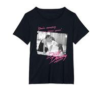Dirty Dancing Estás invadiendo mi Espacio de Baile Camiseta, Mujer Tallas Grandes, Negro, 2XL Grande