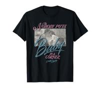Dirty Dancing Nobody Puts Baby in a Corner Retro RomCom Camiseta