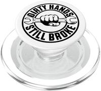 Dirty Hands Todavía Rompió Collar Azul Trabajo Sindicato Mecánico PopSockets PopGrip para MagSafe