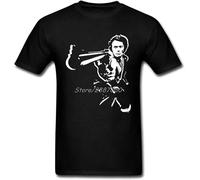 Dirty Harry Clint Eastwood T Shirt XXXL Short Sleeve Clothing PP Harajuku Cotton Crewneck T Shirts for(Large)