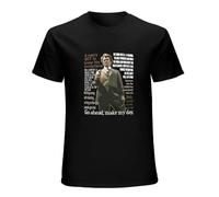 Dirty Harry Clint Quotes Clint East Movie Mens Camiseta Black Graphic Unisex Camiseta, Negro , XXL